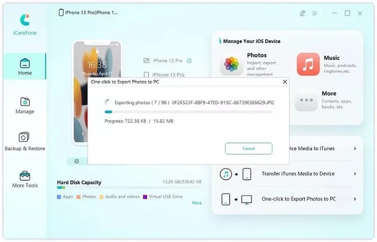 Easily Transfer Photos and Videos