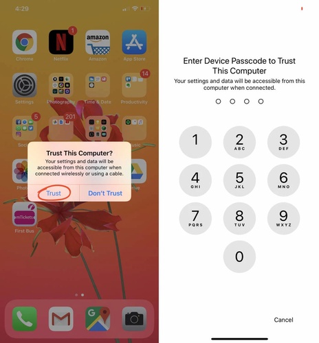 Iphone Connecting to Pc Via Usb