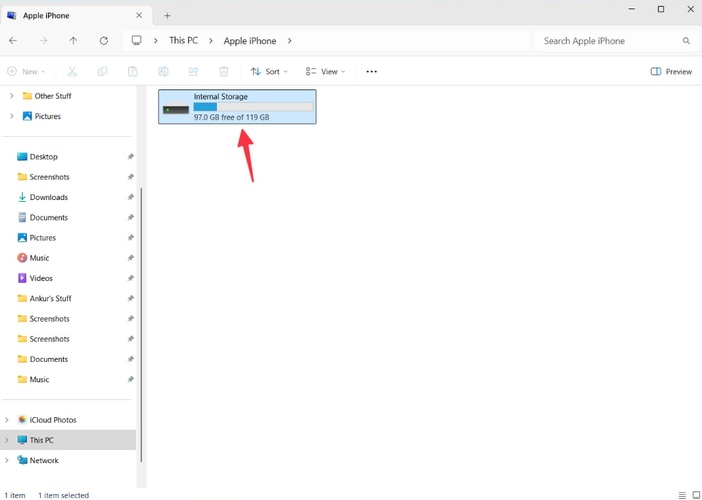 Moving Photos from Internal Storage Folders