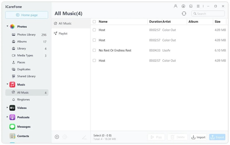 Pick Music Files for Mac Export