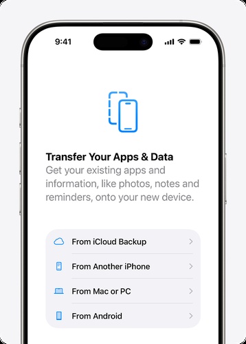 Reset or Select from Android
