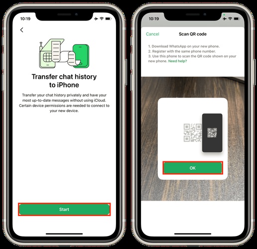 Transfer Whatsapp Chats from Old Iphone