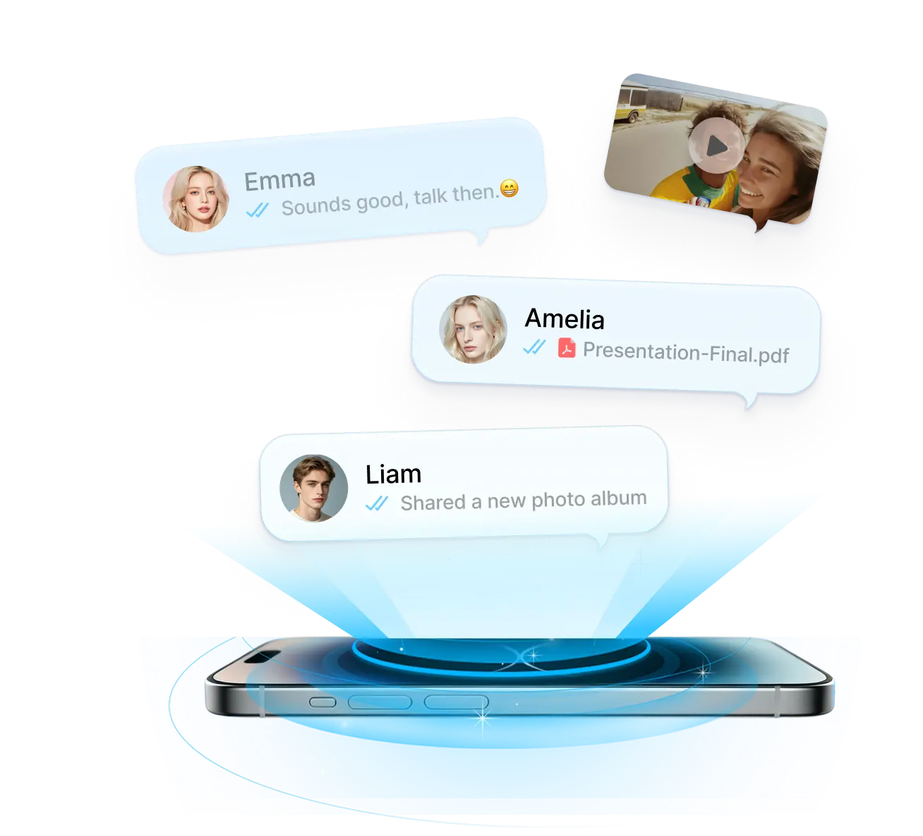 messages banner